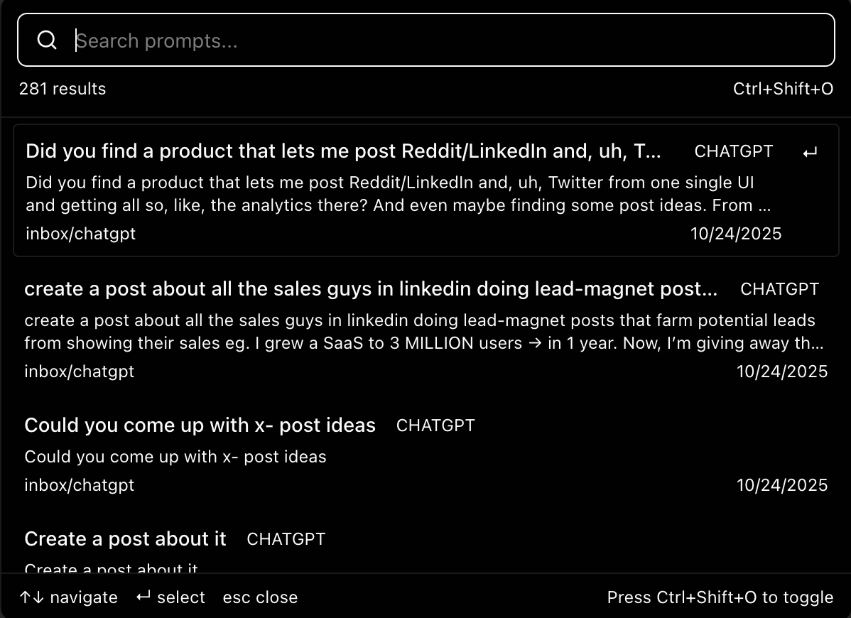 Custom vocabulary management interface